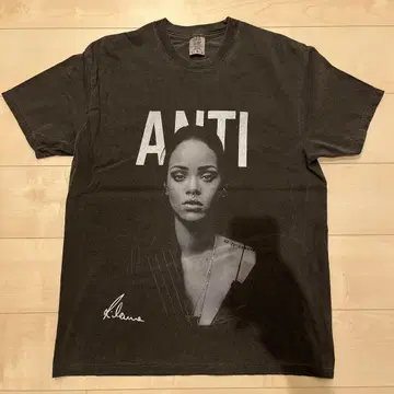 RIHANNA ANTI BOOTLEG RAP TEE 아티스트 티셔츠