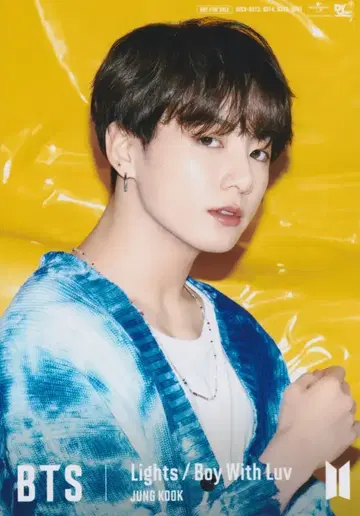BTS Lights/Boy With Luv JUNG KOOK 브로마이드