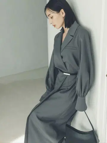 anuans 허리 컨셔스 원피스