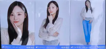노기자카46 브로마이드 3종 컴프 우메자와 미나미 메쉬 니트
