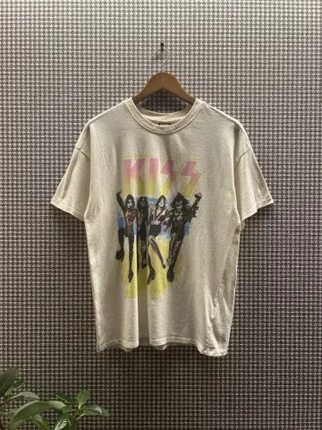 kiss official band Tee 밴딩 티셔츠 락