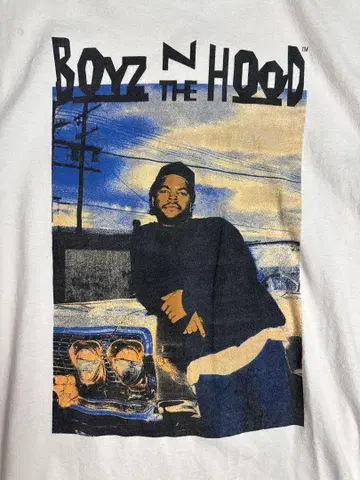 Boyz N the Hood 티셔츠 화이트