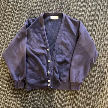 L.L.Bean russel 더블 네임 가지 네이비 가디건