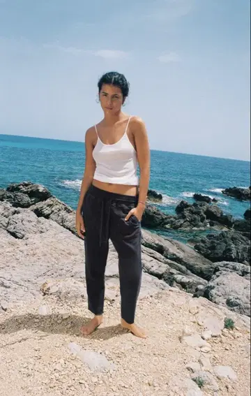 ZARA 포켓 부착 조거 팬츠 카본 그레이