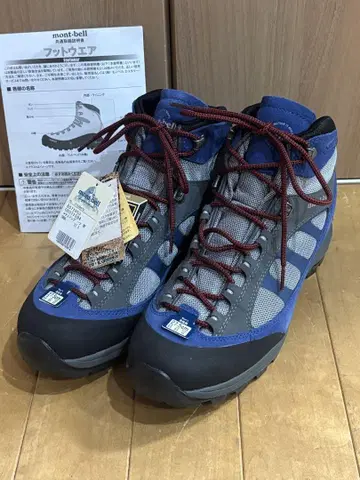 미사용품 몽벨 mont-bell 티톤 부츠 27.5cm 블루