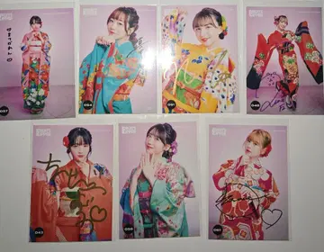 FRUITS ZIPPER 브로마이드 C 7장 세트 친필 사인 포함