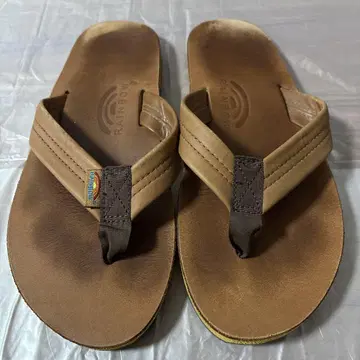 레인보우 샌들 브라운