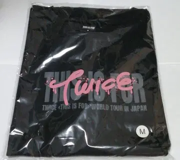 TWICE THIS IS FOR popup 티셔츠 BLACK M 허벅지