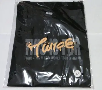 TWICE THIS IS FOR popup 티셔츠 BLACK M 지효