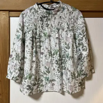 sosotto 꽃무늬 7부 소매 상의