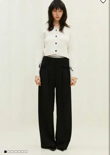 H&M 레이어드 허리 팬츠