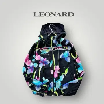 LEONARD 레오나르 나일론 자켓 38 플라워 프린트 2way