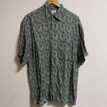 Pierre Cardin/피에르 가르뎅 패턴 셔츠 반팔 레이온 100%