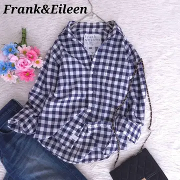 프랭크 앤 아이린 발리 셔츠 스키퍼 깅엄 체크