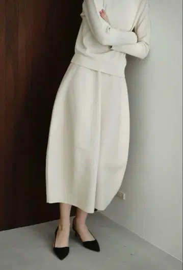 CLANE 코쿤 스커트 COCOON KNIT SKIRT