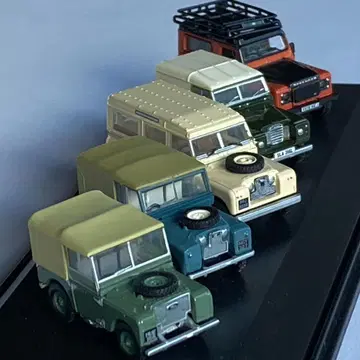 DEFENDER/LAND ROVER 미니어처 세트 5대