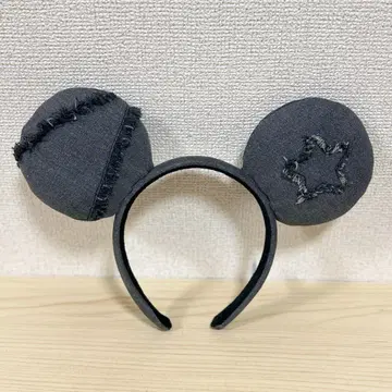 디즈니 머리띠 데님 미키