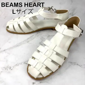 컨디션 최상] 빔즈 화이트 구르카 샌들 L 사이즈