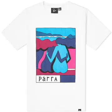 by Parra 아트 프린트 티셔츠 화이트