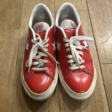 일본제 컨버스 One Star 빨간색 25.5cm