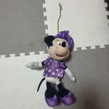 미니 마우스 봉제 인형 보라색
