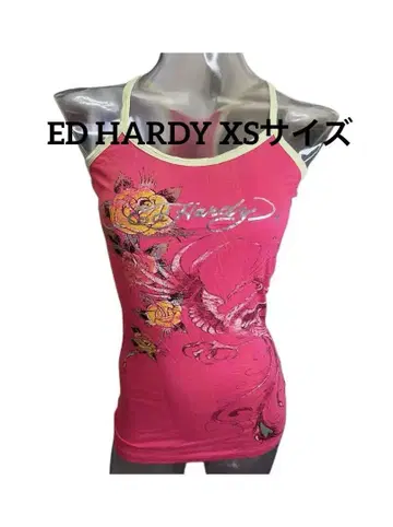 Ed Hardy 핑크 탱크탑 XS 사이즈