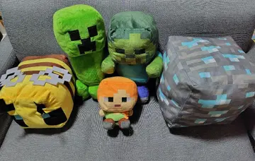 Minecraft 마인크래프트 봉제 인형 세트