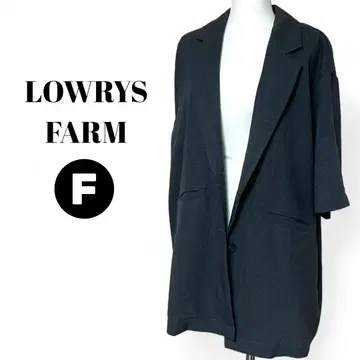 LOWRYS FARM 테일러드 자켓 F 다크 그레이 얇은 소재 썸머