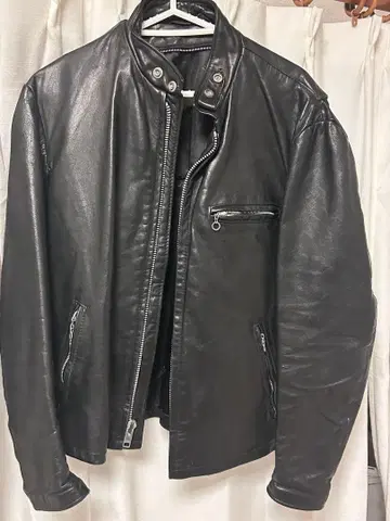 Schott 블랙 가죽 자켓