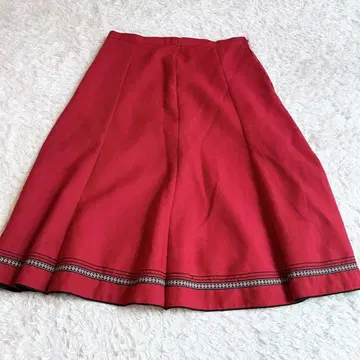 유럽 빈티지 독일제 티롤리안 플레어 스커트 42 (XL)