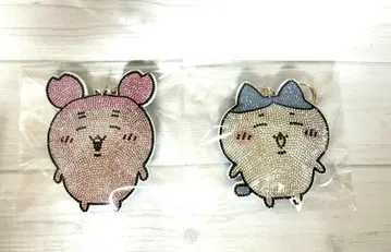치이카와 (먼작귀) 큐빅 키링 2개 세트 (헌책방 카니, 하치와레)