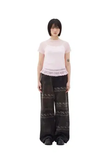 오늘만 가격 인하 bocbok half sleeved gongju 핑크