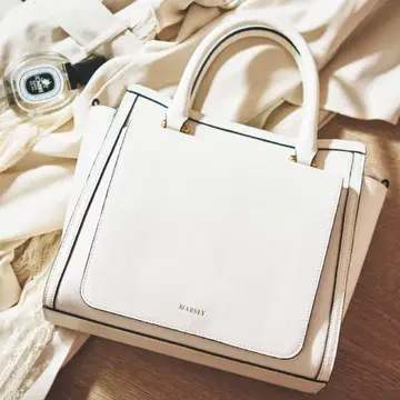 MARSLY 플랩 백 오프 화이트