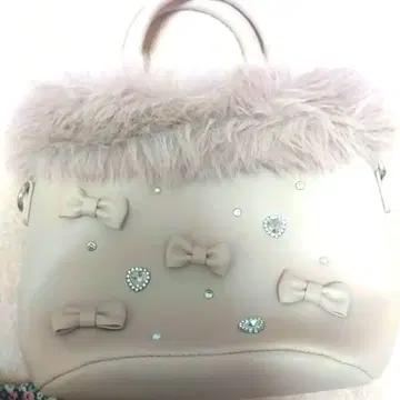 시마무라 리본 숄더백 핑크