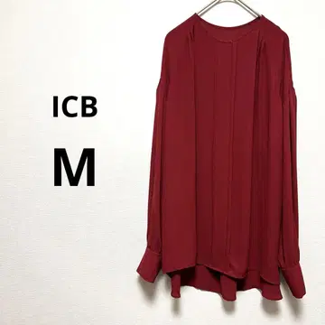 ICB 아이시비 M 온워드 가야마 보르도 빨간색 긴팔 버건디