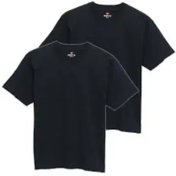 Hanes Beefy-T L 사이즈 블랙 티셔츠