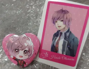 NORN9 오토마루 헤이시 하트형 캔뱃지 & 캐릭터 카드 컬렉션