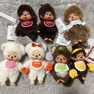 몬치치 봉제 인형 키링 7종 세트