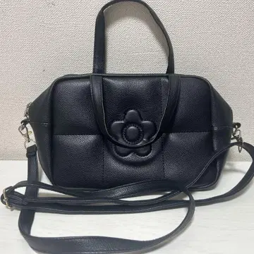 MARY QUANT 블랙 숄더백