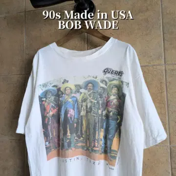 90년대 USA제 BOB WADE 사진 티셔츠 싱글 스티치 L