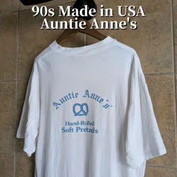 90s USA제 Auntie Anne's 기업 티셔츠 싱글 스티치