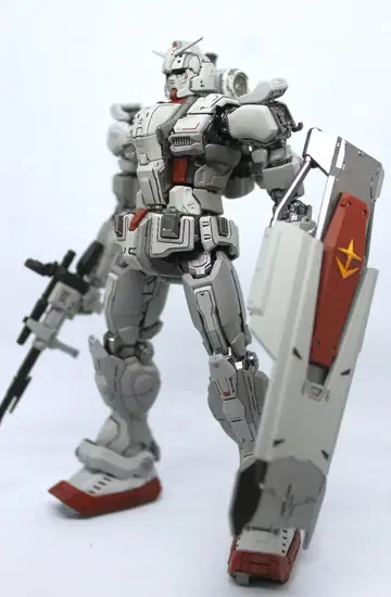 건담 프라모델 HG RX-78 건담 EX 페인팅 완성품 복수의 레퀴엠