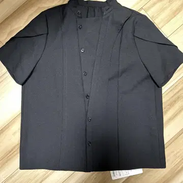 Front Layer Blouse 블랙 UNITED TOKYO