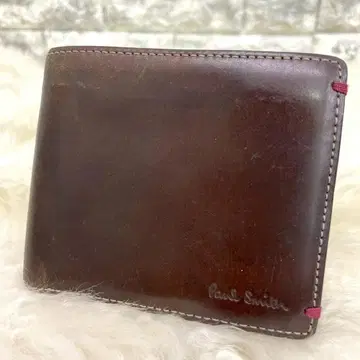 PaulSmith 폴 스미스 가죽 접이식 지갑 브라운