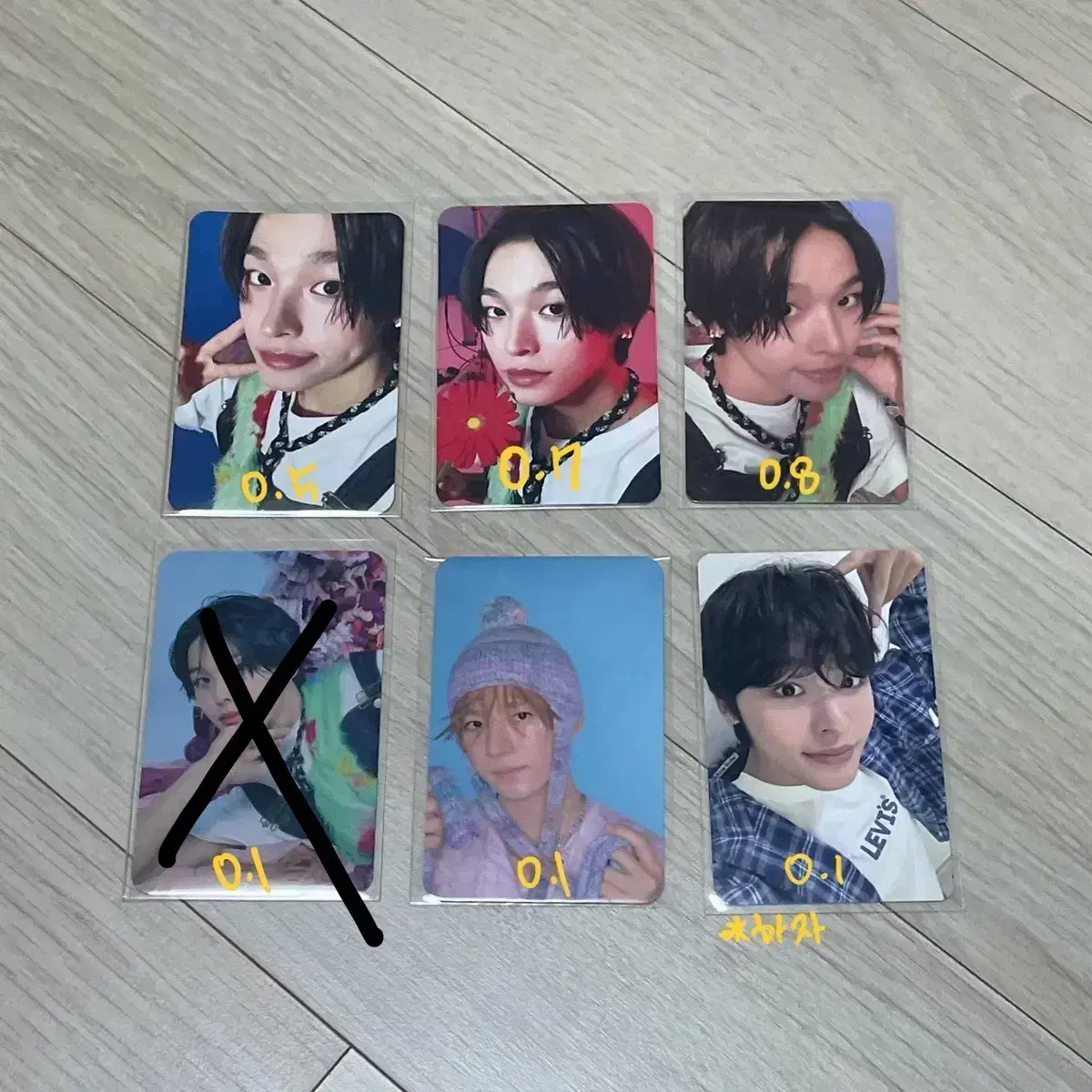 nct wish 中華 kms 1.0 songbird リク 2枚セット 希少 NCT WISH The 2nd Single Album Songbird Official Photocard