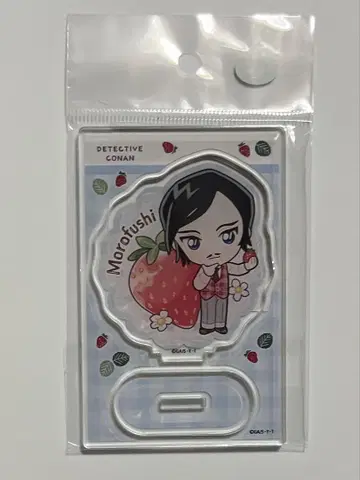 명탐정 코난 모로후쿠 타카아키 캐릭터 페코 딸기 따기 아크릴 스탠드