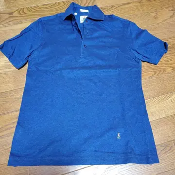 GUY ROVER 파랑 피케 셔츠 XXS 사이즈 Made in Italy