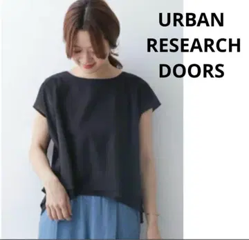 URBAN RESEARCH DOORS 코튼 보일 A 라인 블라우스