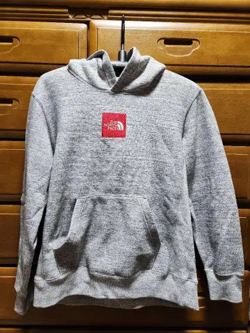 THE NORTH FACE 그레이 후드 부착 후드티