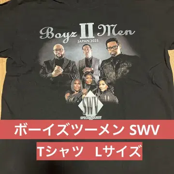 보이즈 투 맨 SWV 티셔츠 L 아티스트 티셔츠
